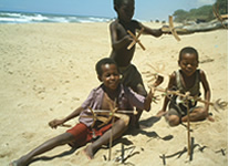 Selling online Photos of Madagascar, little boys playing on the beach, Ravo.Madagascar 2007 picture