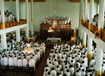Selling online Photos of Madagascar, Soatanana, the church of the people in white clothes, Ravo.Madagascar 2007 picture