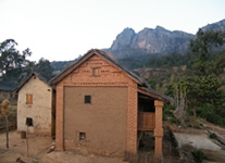 Selling online Photos of Madagascar, typical architecture in the highlands of Madagascar, Mahasoa village in Andringitra national park area, Ravo.Madagascar 2009 picture