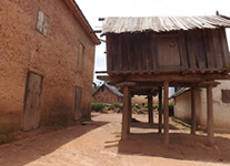 Selling online Photos of Madagascar, little barn for storing grain in Ifasina, Ravo.Madagascar 2012 picture