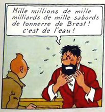Hergé les aventures de Tintin - Les 7 Boules de Cristal