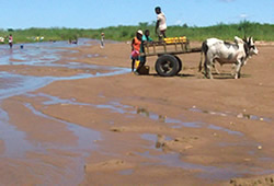 mission d'évangélisation dans le Sud profond de Madagascar, en pays Bara et Betsileo - rivière Isahena, Berenty-Betsileo, Ankazoabo Atsimo, Madagascar