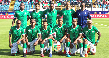 foot, l'équipe nationale Malagasy de Football : les BAREA de Madagascar lors de la CAN 2019