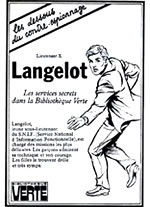 Bibliothèque verte - Langelot agent secret - de Lieutenant X - Vladimir Volkoff
