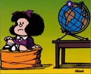 Mafalda french comics of Quino, relationship, relationship and friendship quotes and quotations