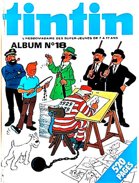 Tintin et Milou de Hergé, Hergé les aventures de Tintin, le Journal de Tintin